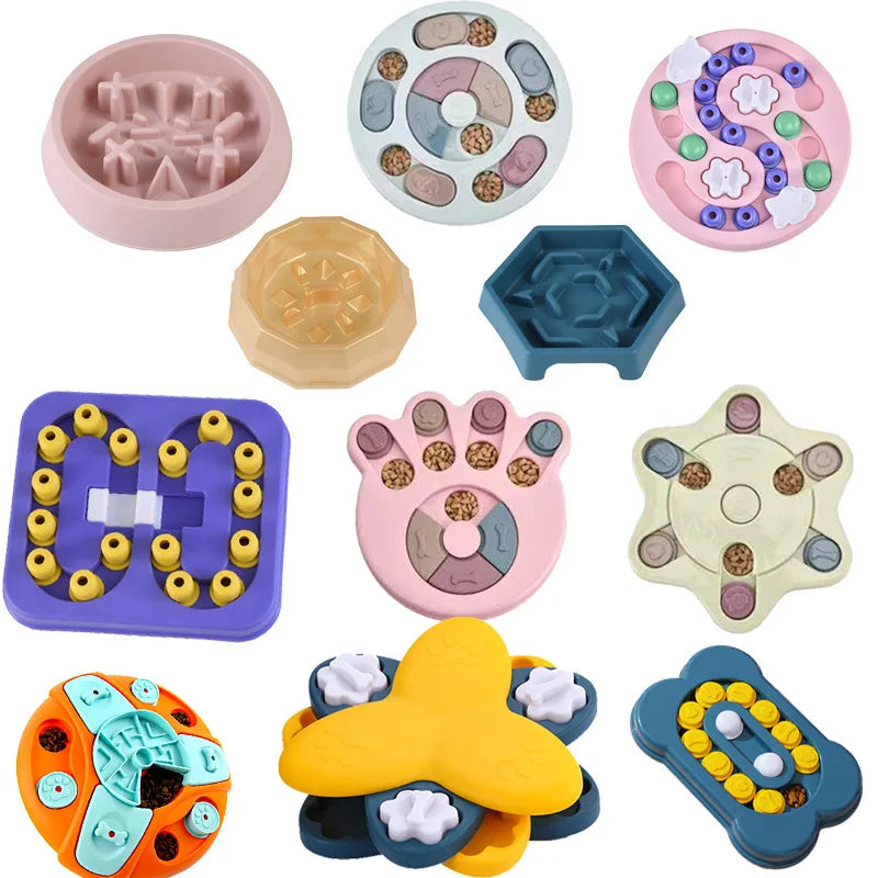 Interactive Dog Puzzle Toy & Slow Feeder – Boost Your Pet's IQ with this Non-Slip Food Dispenser