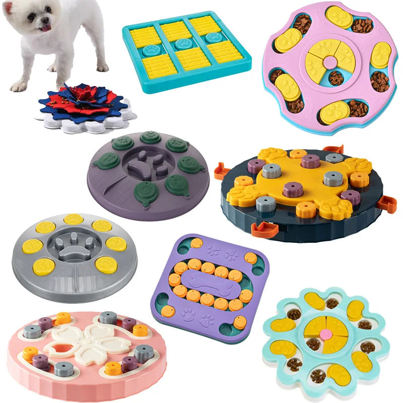 Interactive Dog Puzzle Toy & Slow Feeder – Boost Your Pet's IQ with this Non-Slip Food Dispenser