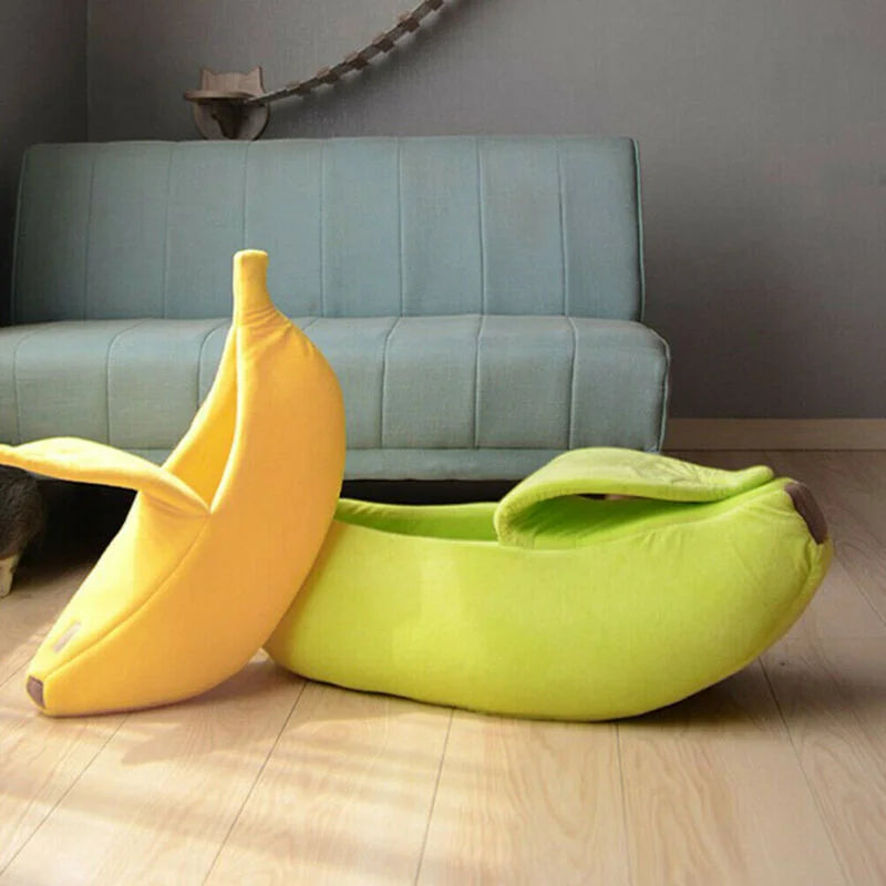 Charming Banana Cat Bed – The Funniest, Cutest, and Warmest Portable Pet Haven