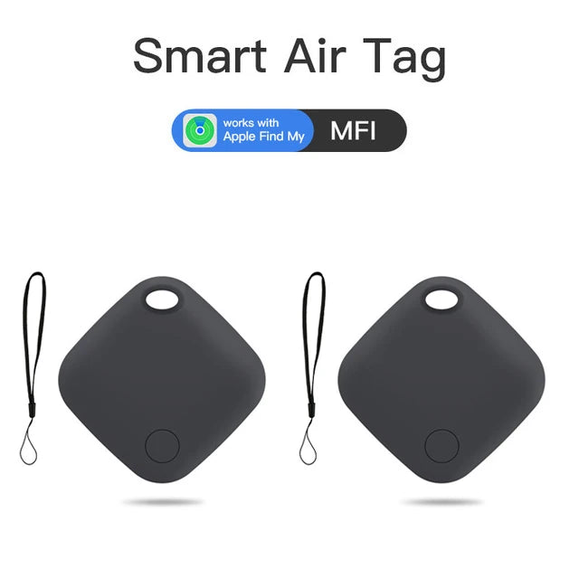 Mini GPS Smart Tracker | Bluetooth Air Tag for Kids, Pets, and Vehicles | Apple iOS Compatible Find My App Locator