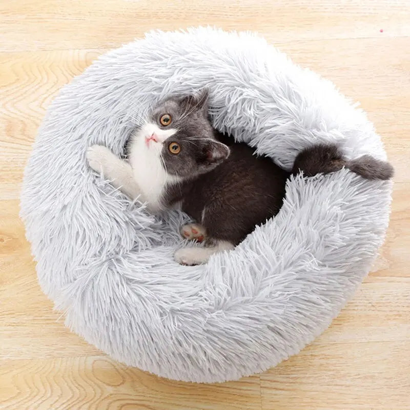 Ultimate Comfort Cat Bed – Luxurious Plush Nest for Cats & Dogs, Soft and Warm for Perfect Sleep