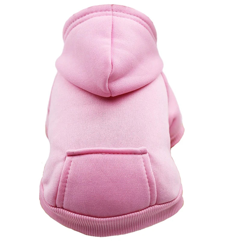 Winter Hooded Sweatshirt for Small and Medium Dogs - Cozy Pet Coat Jacket for Chihuahuas, French Bulldogs & Puppies