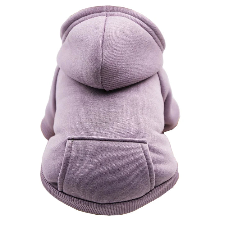 Winter Hooded Sweatshirt for Small and Medium Dogs - Cozy Pet Coat Jacket for Chihuahuas, French Bulldogs & Puppies