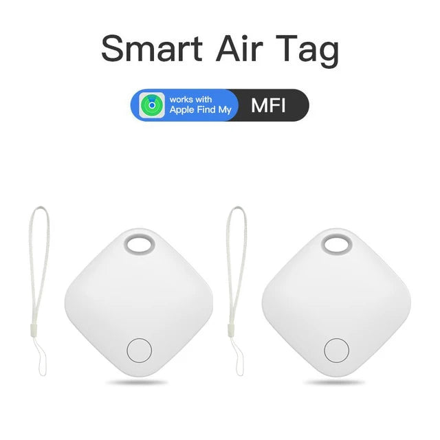 Mini GPS Smart Tracker | Bluetooth Air Tag for Kids, Pets, and Vehicles | Apple iOS Compatible Find My App Locator