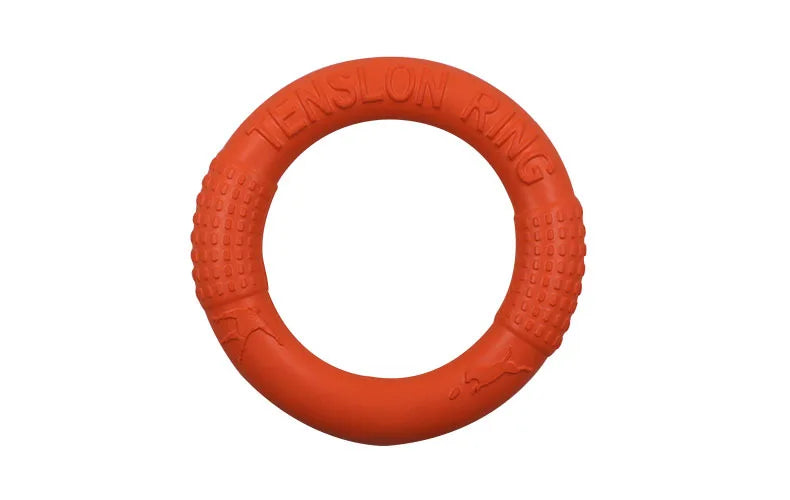 Durable Dog Flying Disk & Training Ring – Interactive, Anti-Bite, Floating Toy for Aggressive Chewers