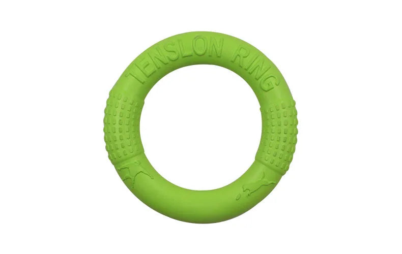 Durable Dog Flying Disk & Training Ring – Interactive, Anti-Bite, Floating Toy for Aggressive Chewers