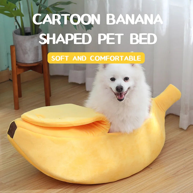 Charming Banana Cat Bed – The Funniest, Cutest, and Warmest Portable Pet Haven