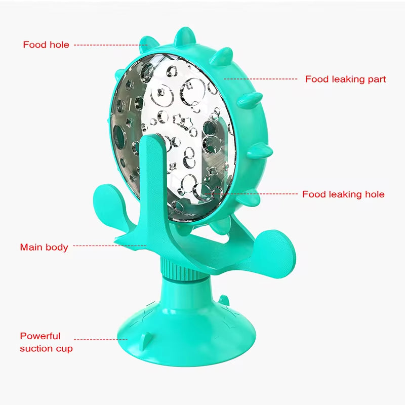 Interactive Treat Dispensing Toy for Cats & Small Dogs – Slow Feeder & IQ Booster